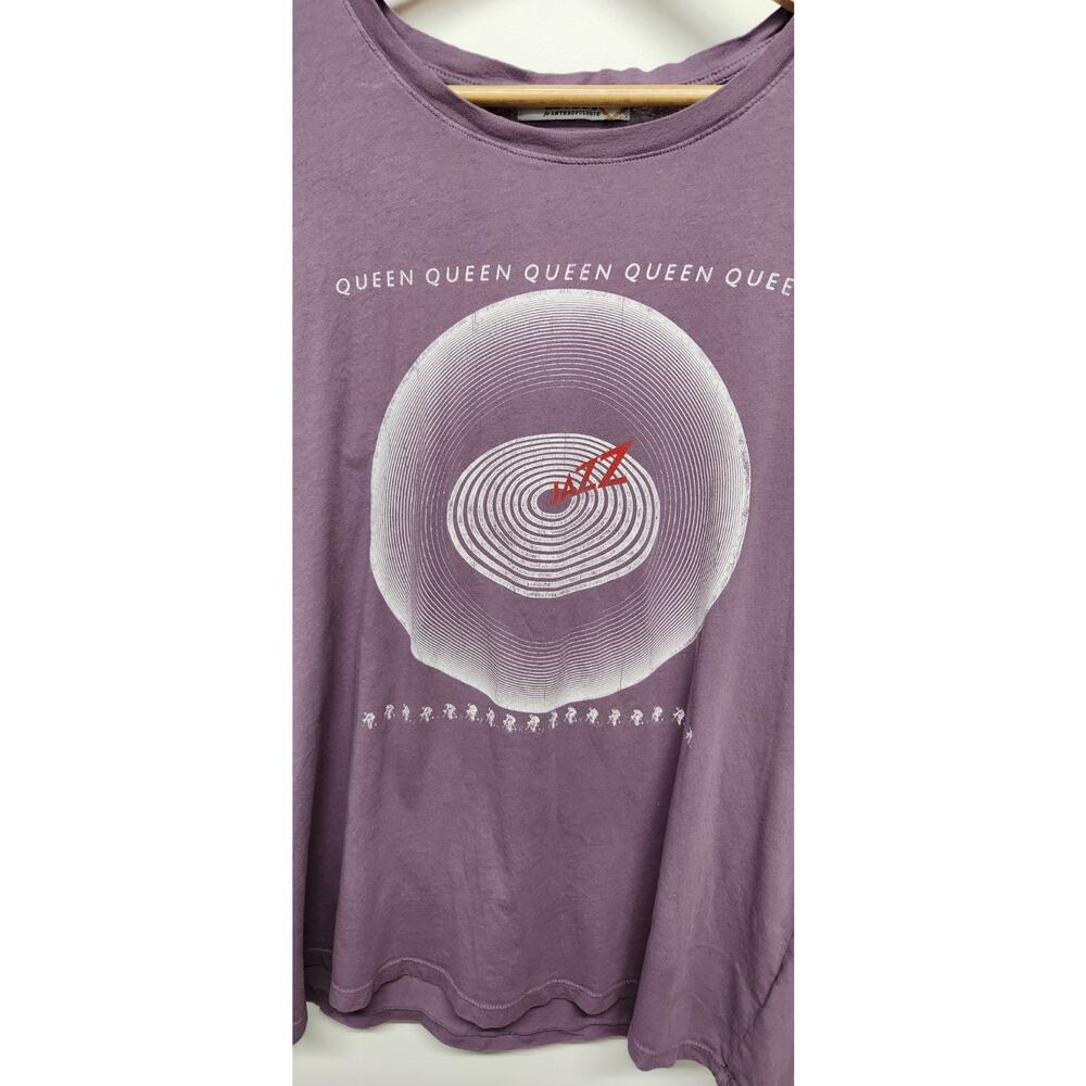 Anthropologie Letluv Women's Queen Jazz Graphic Tee, Size XL, Purple Color. USA - Picture 6 of 13
